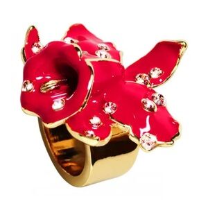 VERSACE for H&M floral ring size 8